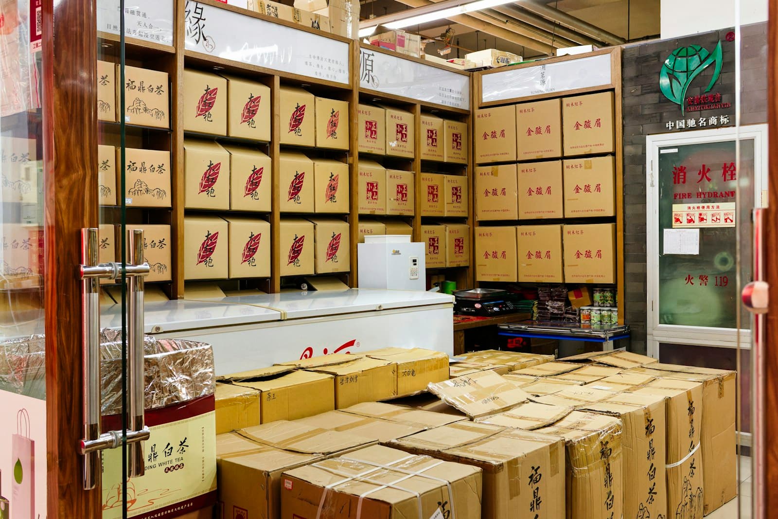 Organized warehouse inventory ready for distribution